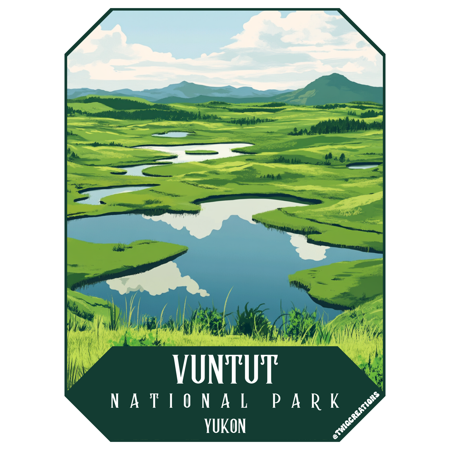 Vuntut National Park Sticker Twig Creations