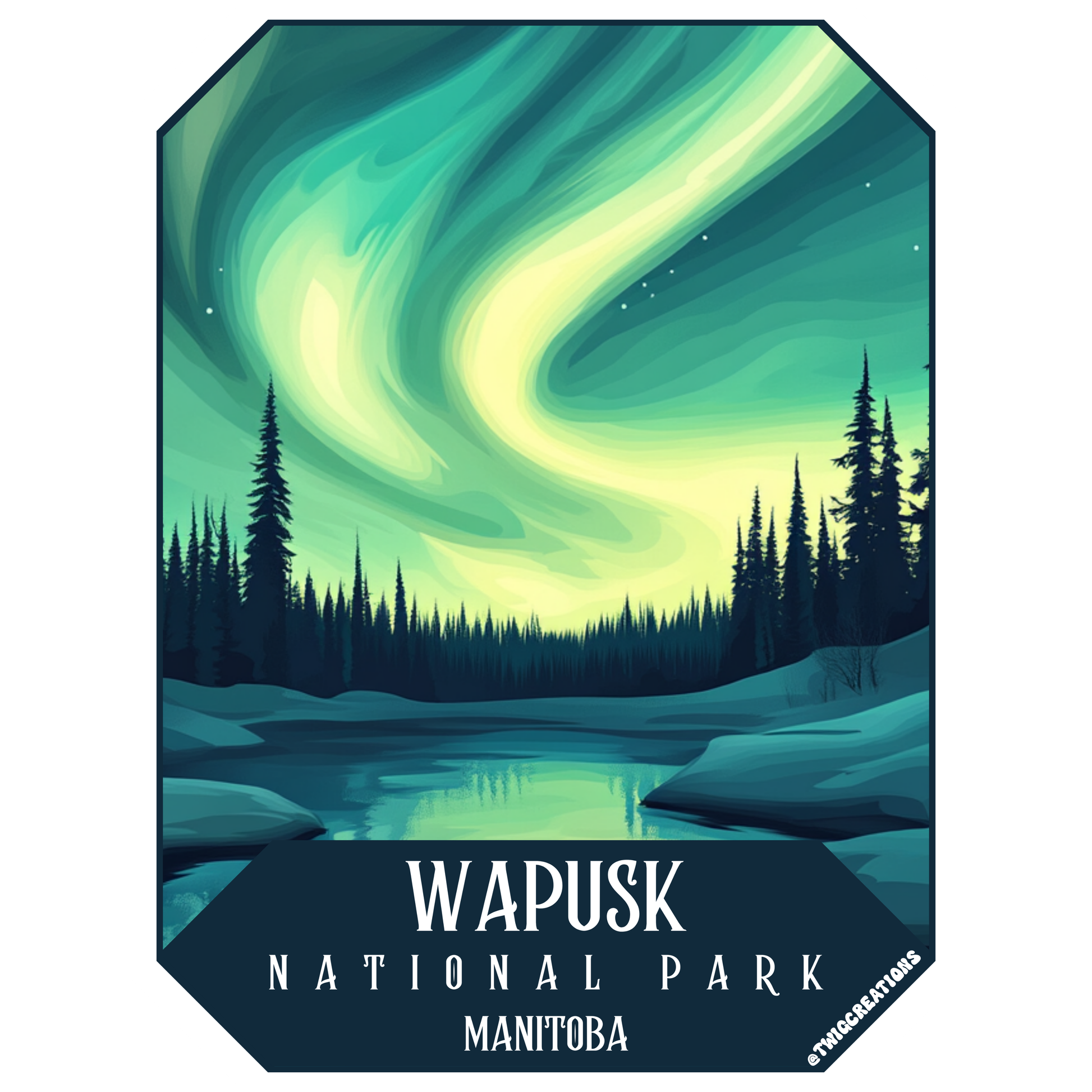 Wapusk National Park Sticker Twig Creations