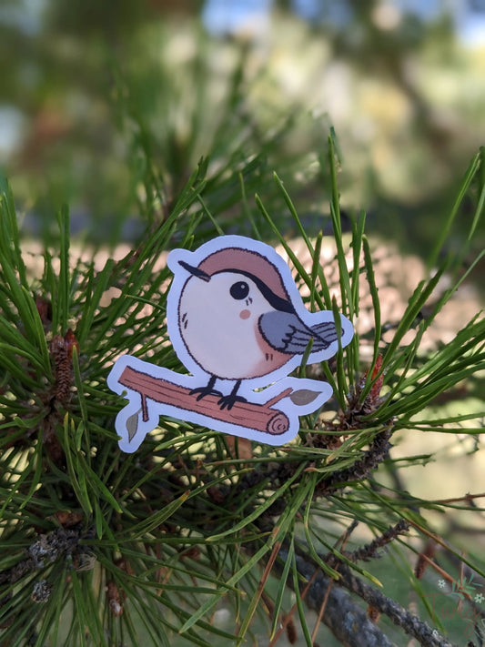 White-breasted Nuthatch Sticker Twig Creations