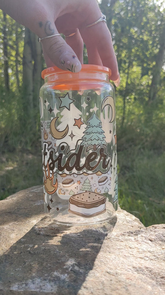 Outsider 16 oz Glass Cup